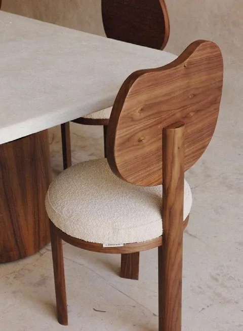CHAISE SOHO — assises, revêtement en tissu bouclé, mobilier fait main à Marrakech
