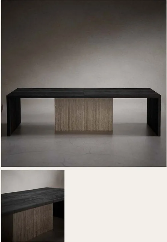 TABLE NERO — tables, travertin finition brute, mobilier fait main à Marrakech
