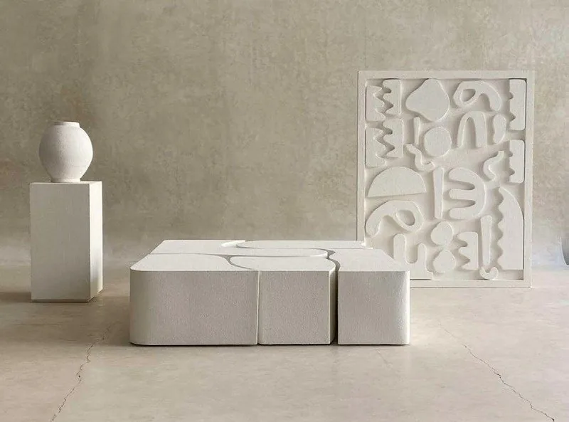 TABLE WAVY (2) — tables, bois mdf, mobilier fait main à Marrakech