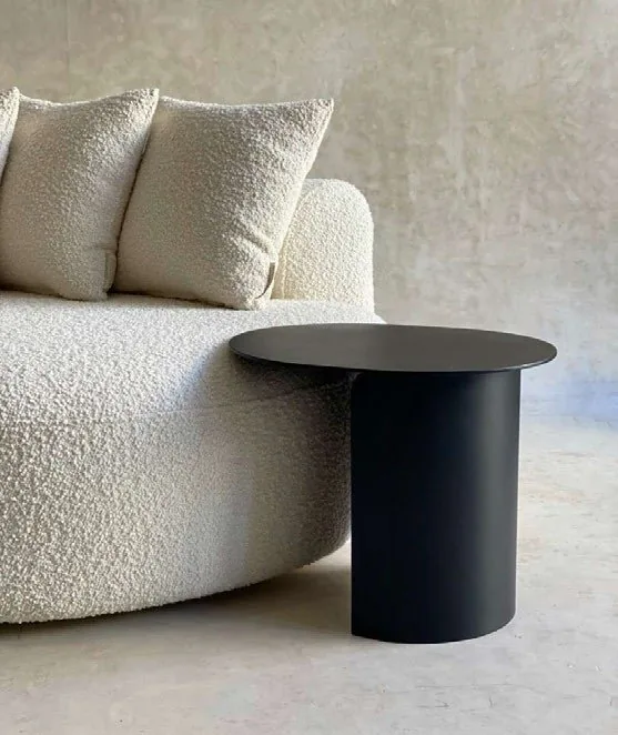 TABLE NIVINE (2) — tables, métal thermolaqué noir mat, mobilier fait main à Marrakech