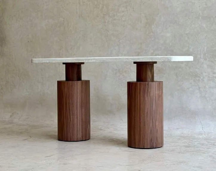 CONSOLE SEMENTO — consoles, plateau en béton ciré, mobilier fait main à Marrakech