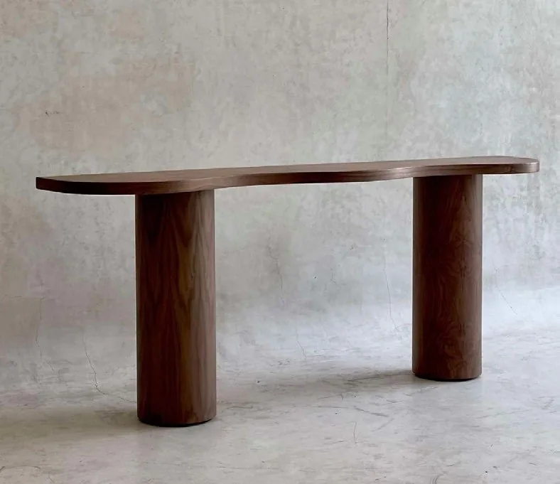 CONSOLE SOHO — consoles, bois plaqué noyer, mobilier fait main à Marrakech
