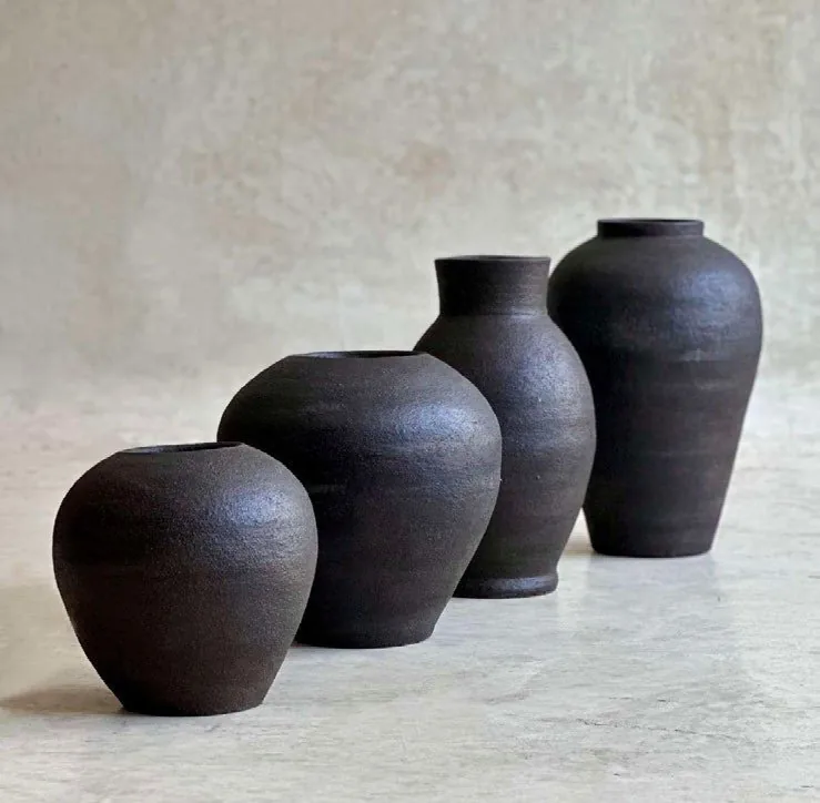 VASES TERRA COLLECTION (3) — ديكور, طين مشوي, أثاث مصنوع يدويًا في مراكش