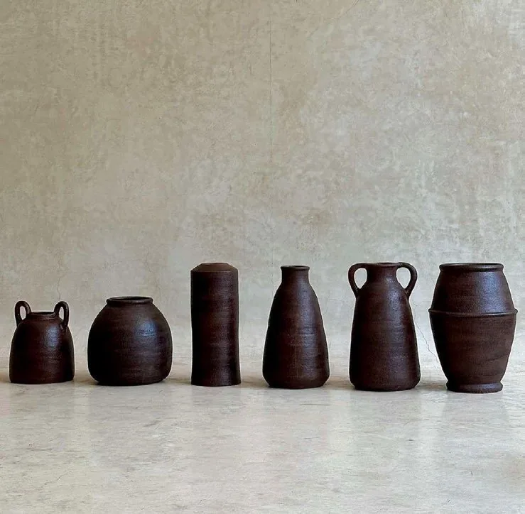 VASES TERRA COLLECTION (4) — ديكور, طين مشوي, أثاث مصنوع يدويًا في مراكش